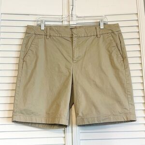 J. Crew Khaki Bermuda Shorts Size 14